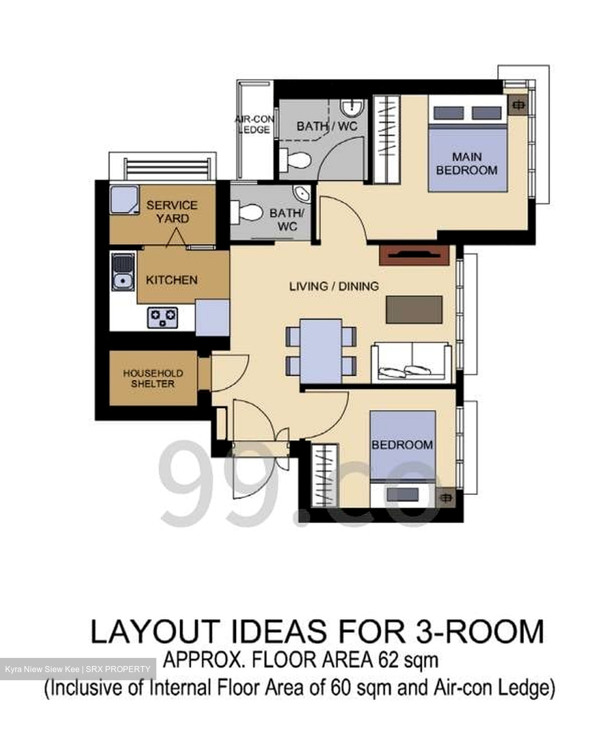 Blk 78 Dawson Vista (Queenstown), HDB 3 Rooms #544952911